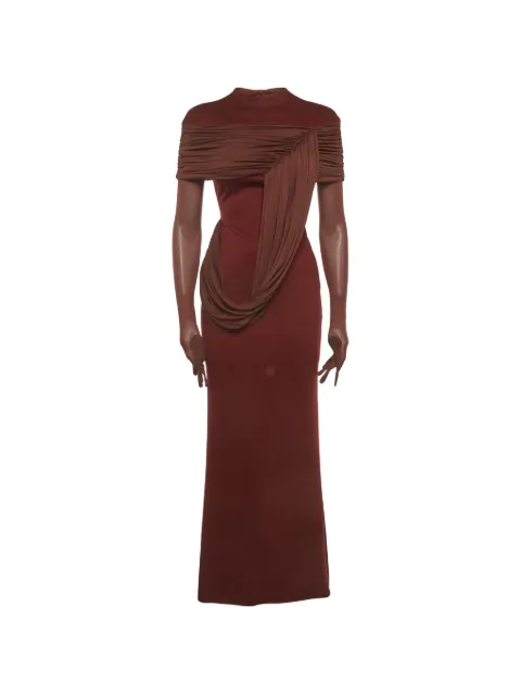 CHATS BY C.DAM Meydan draped maxi dress Red 1385996