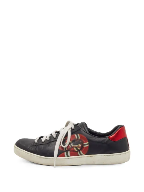 Gucci Pre-Owned Ace Kingsnake sneakers Black 1382514