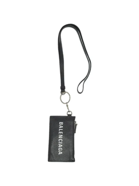 Balenciaga Pre-Owned Cash lanyard card holder Black 1385951