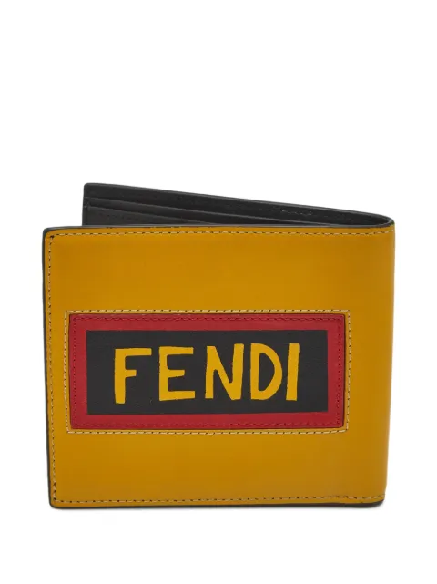 Fendi Pre-Owned 2017 Think wallet Yellow 1382917
