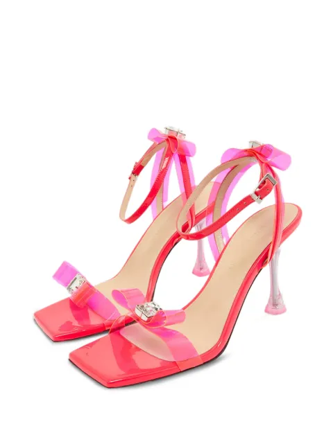 MACH & MACH Bow-detail ankle strap sandals Pink 1381492
