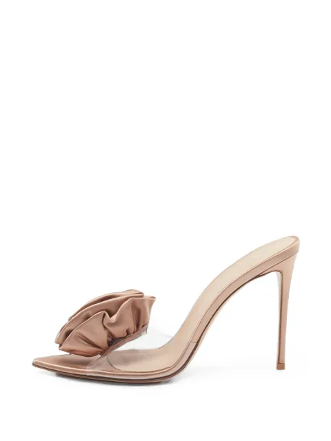 Le Silla rose-appliqué transparent sandals Neutrals 1392021
