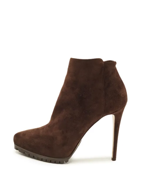 Le Silla zip-fastening ankle boots Brown 1398544