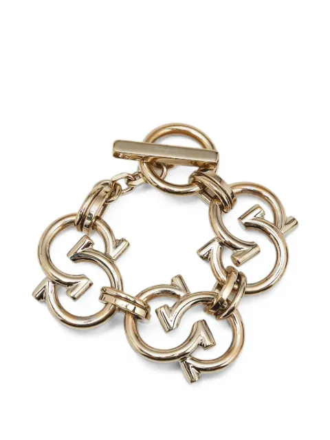 Ferragamo Pre-Owned Gancini chain-link bracelet Gold 1387227