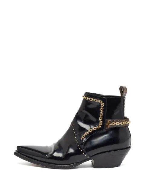 Louis Vuitton Pre-Owned Matador ankle boots Black 1389799