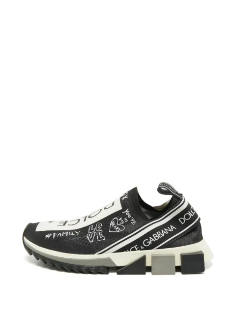 Dolce & Gabbana Pre-Owned Sorrento slip-on sneakers Black 1383298
