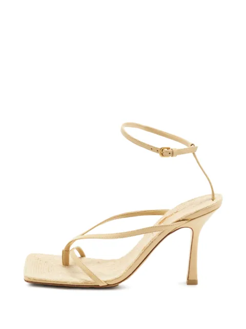 Bottega Veneta Pre-Owned Stretch heeled sandals Neutrals 1399287