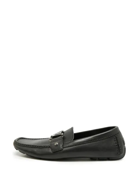 Louis Vuitton Pre-Owned Monte Carlo loafers Black 1388776