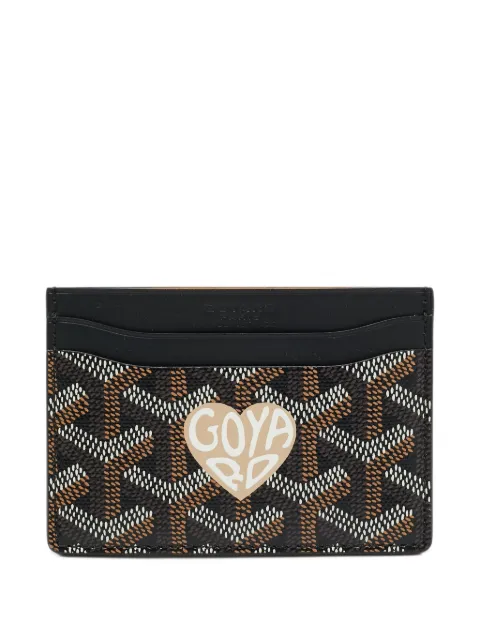 Goyard Pre-Owned 2024 Saint Sulpice Goyardine card holder Black 1391890