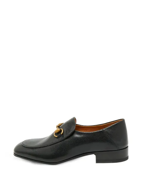 Gucci Pre-Owned Jordaan horsebit loafers Black 1389621