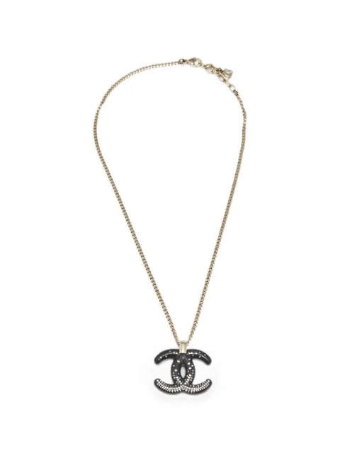 CHANEL Pre-Owned CC-pendant necklace Gold 1391282
