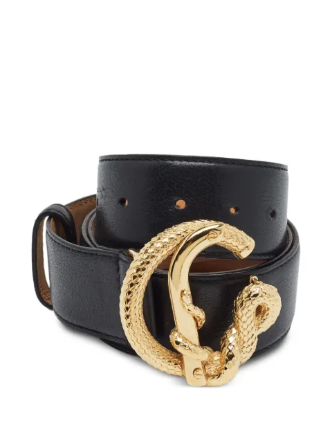 Roberto Cavalli Vintage snake-buckle belt Black 1369767