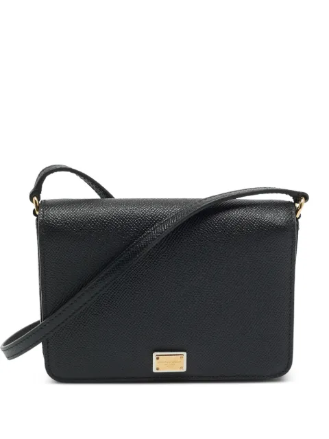 Dolce & Gabbana Pre-Owned flap crossbody bag Black 1386121