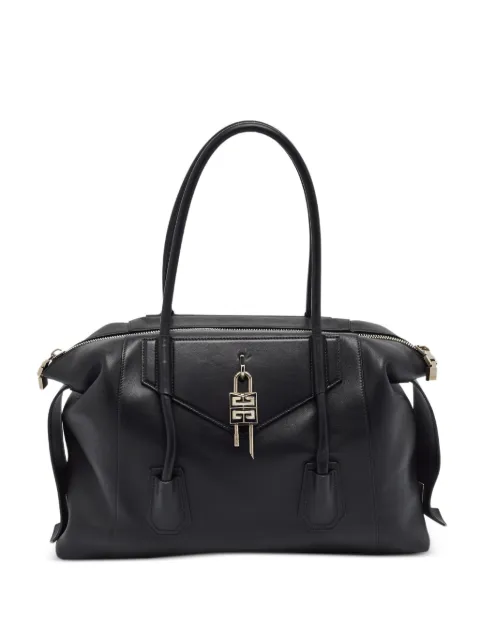 Givenchy Pre-Owned medium Antigona Lock Soft tote bag Black 1381396