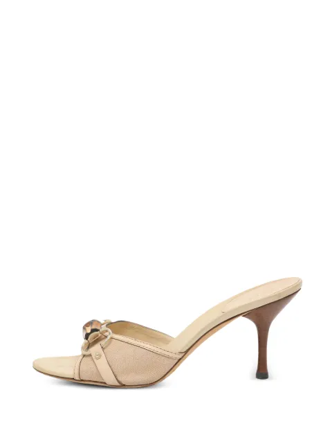 Gucci Pre-Owned Horsebit Slide sandals Neutrals 1362827