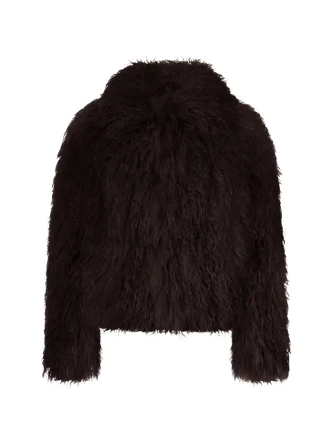 Tagliatore shearling-effect jacket Brown GIAF80011U26I196