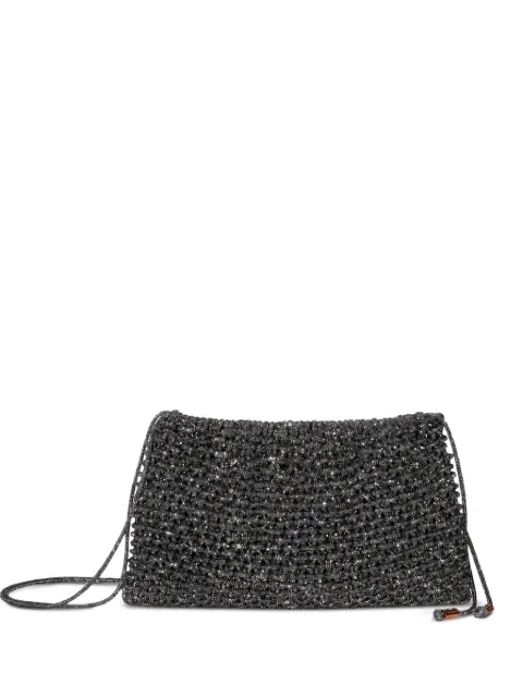 Hibourama Penelope crystal-embellished tote bag Black AI26HIB