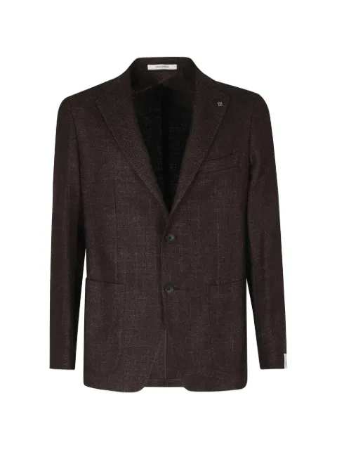 Tagliatore single-breasted notch-lapel blazer Brown 1SMC22K520149U26I318099