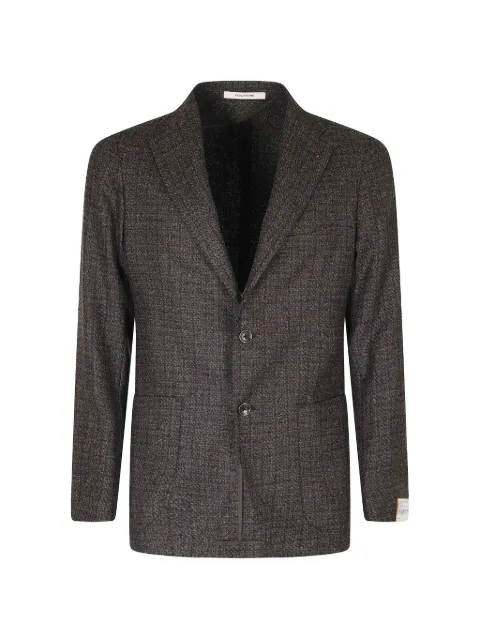 Tagliatore long-sleeve patterned blazer Brown 1SMC22K44009226I273