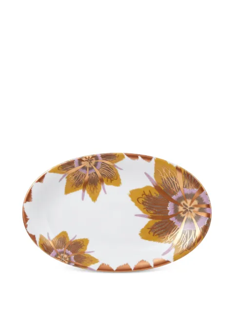 Missoni Home x Richard Ginori Sunset floral-print oval plate White 061032057616819