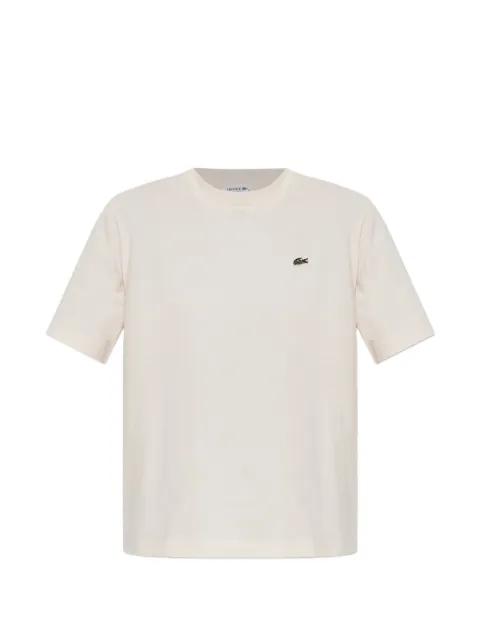 Lacoste logo-patch T-shirt Pink TF72150