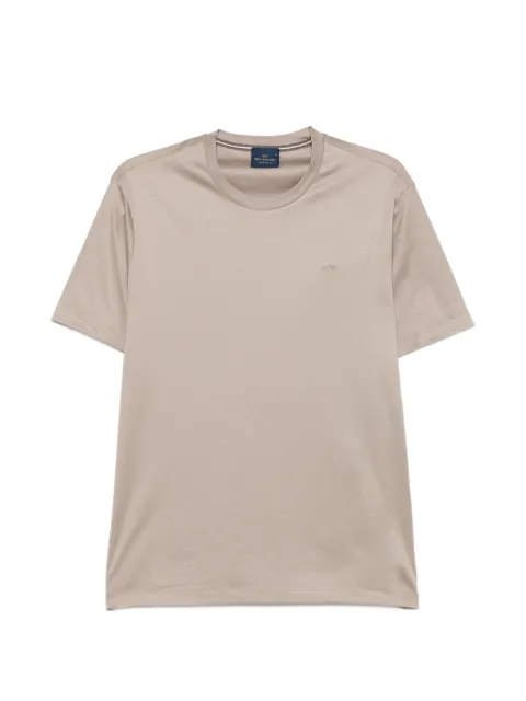 Paul & Shark logo-embroidered T-shirt Neutrals 15311623004
