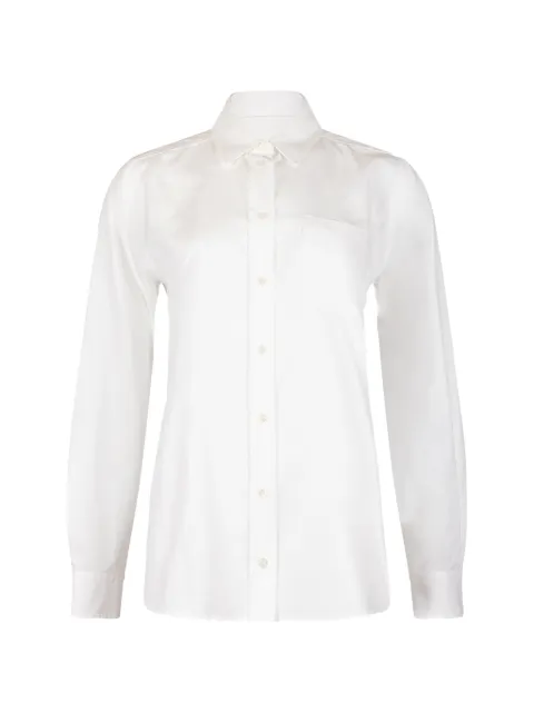 Weekend Max Mara chest-pocket button-up shirt White 5116032600001