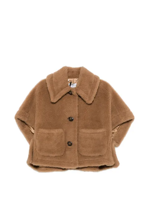 Max Mara Teddy Bear cape jacket Neutrals 2624736252000