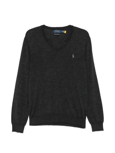 Polo Ralph Lauren V-neck wool sweater Grey 710941105003