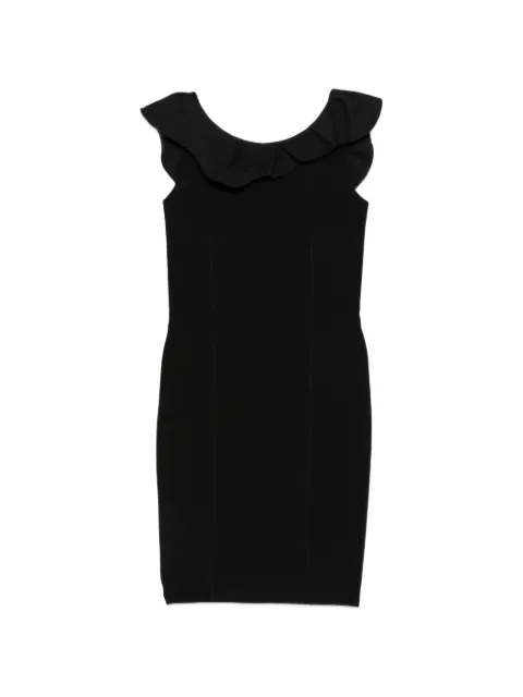 Valentino Garavani Pre-Owned 2000s ruffled-detail sleeveless mini dress Black VA320PLR