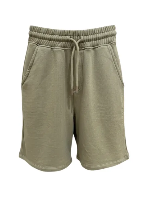 John Richmond drawstring-waist logo-embroidered shorts Green UMP26017BE