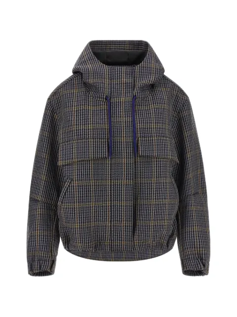 Tela Niki check-pattern jacket Blue 070107010573Y001
