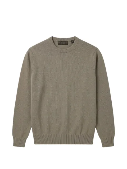 Filippo De Laurentiis fine-knit cotton sweater Green GC1MLCR12S