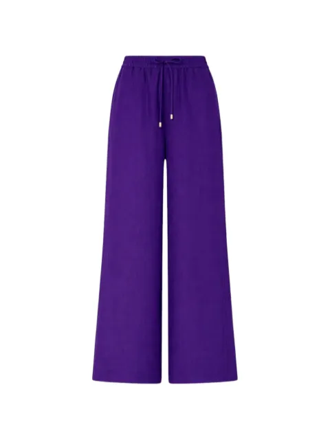LIU JO drawstring wide-leg trousers Purple WA6368T481893725