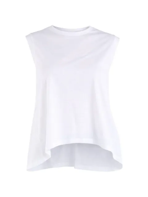 DONDUP open-back sleeveless T-shirt White DS080JF0350D000