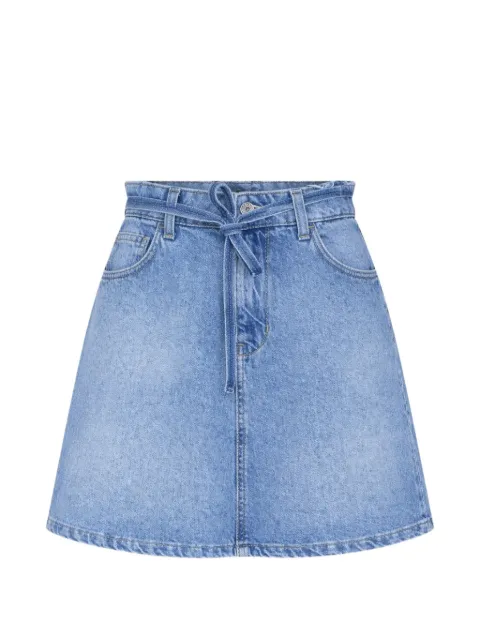 LIU JO foulard-belt flared skirt Blue UA6252D024478971