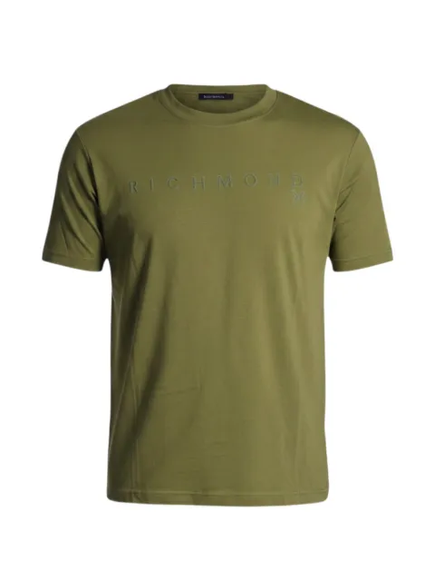 John Richmond logo-embroidered T-shirt Green UMP26018TS