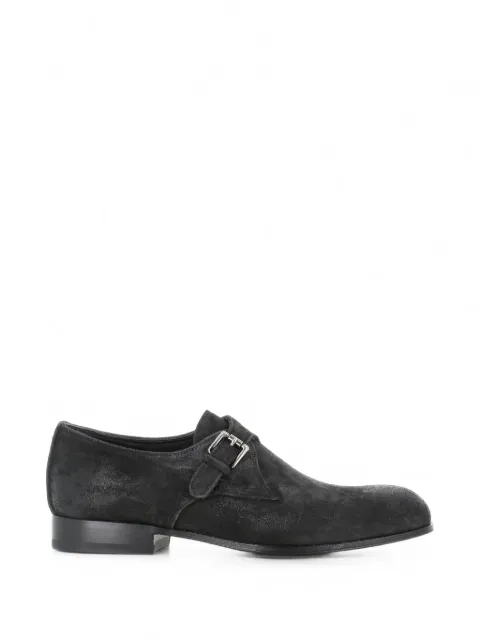 Pantanetti buckle-fastening monk-strap loafers Black 20395A