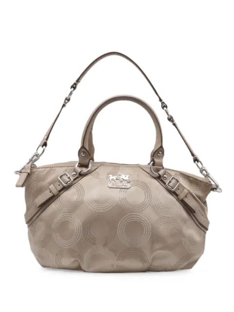Coach Vintage Dotted Op Art Madison Sophia satchel bag Neutrals GILTPUUSBA782507W