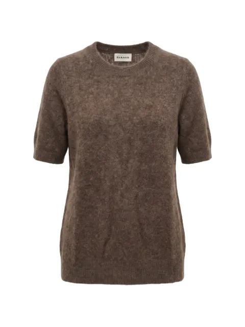 P.A.R.O.S.H. short-sleeve knitted T-shirt Brown LYAKD541530