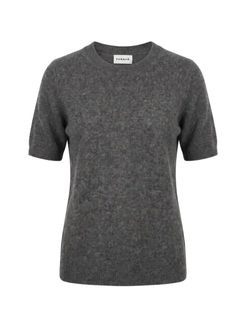 P.A.R.O.S.H. short-sleeve knit sweater Grey LYAKD541530