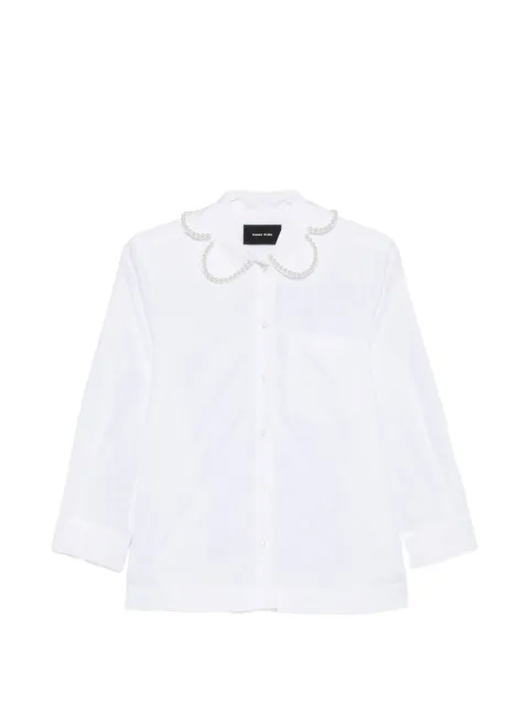 Simone Rocha embellished-collar shirt White 5465B1287