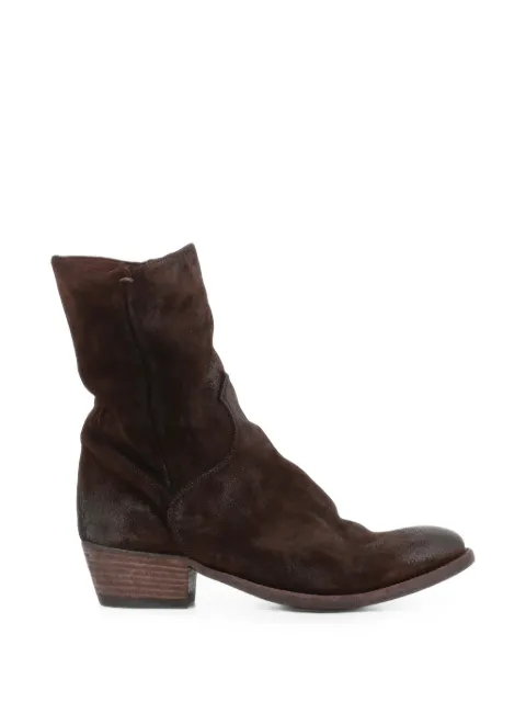 Pantanetti suede ankle boots Brown 20280A