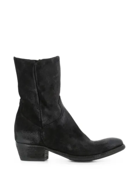 Pantanetti suede-finish ankle boots Black 20280A