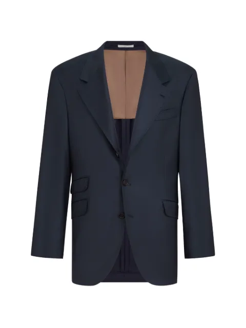 Brunello Cucinelli Cavallo Tailor wool blazer Blue MF4598BWCCMC01