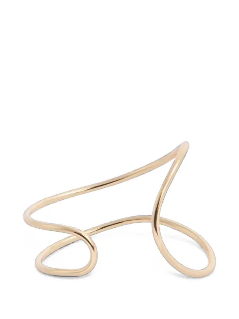 Liviana Conti sculptural cuff bracelet Gold A5WJ05