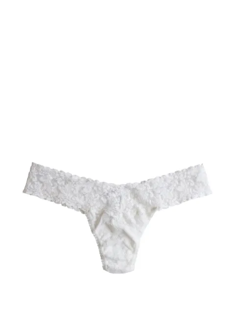 Hanky Panky Marshmallow lace low-rise thong White 4911P
