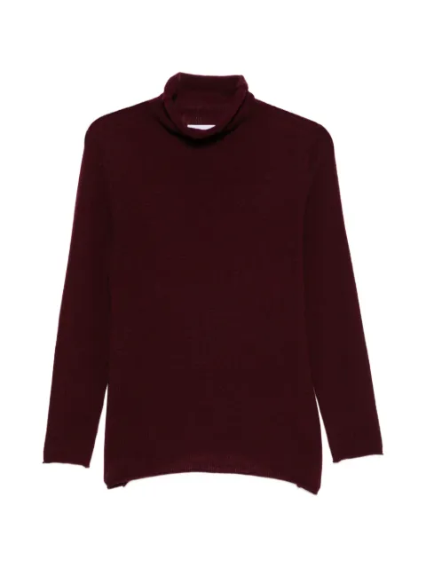 BeYou roll-neck wool sweater Purple CD4047