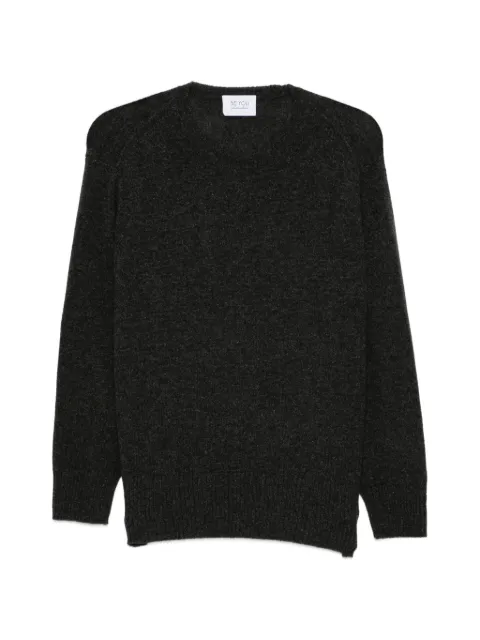 BeYou side-slit sweater Grey CD1155