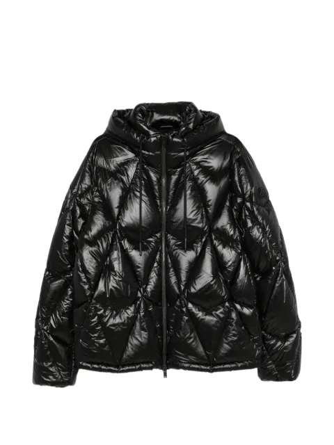Moose Knuckles quilted hooded jacket Black M36MJ151